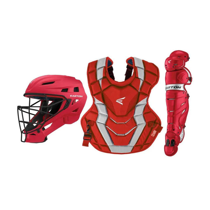 Easton Elite X Catchers Set - Medium - Red - ONLINE ONLY