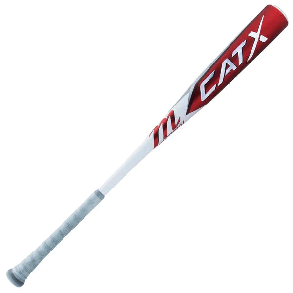 Batte Baseball Marucci CatX -5 BBCOR 32/27 - Argent/rouge - 2022 - Adulte
