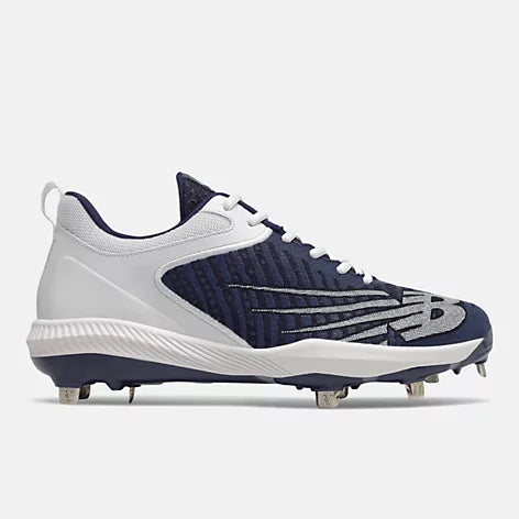 New Balance L4040 V6 Metal Cleats - Navy - EE Fit