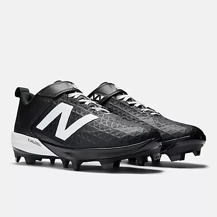 New Balance PL4040BK V8 Moulded Cleats - Black - EE Fit