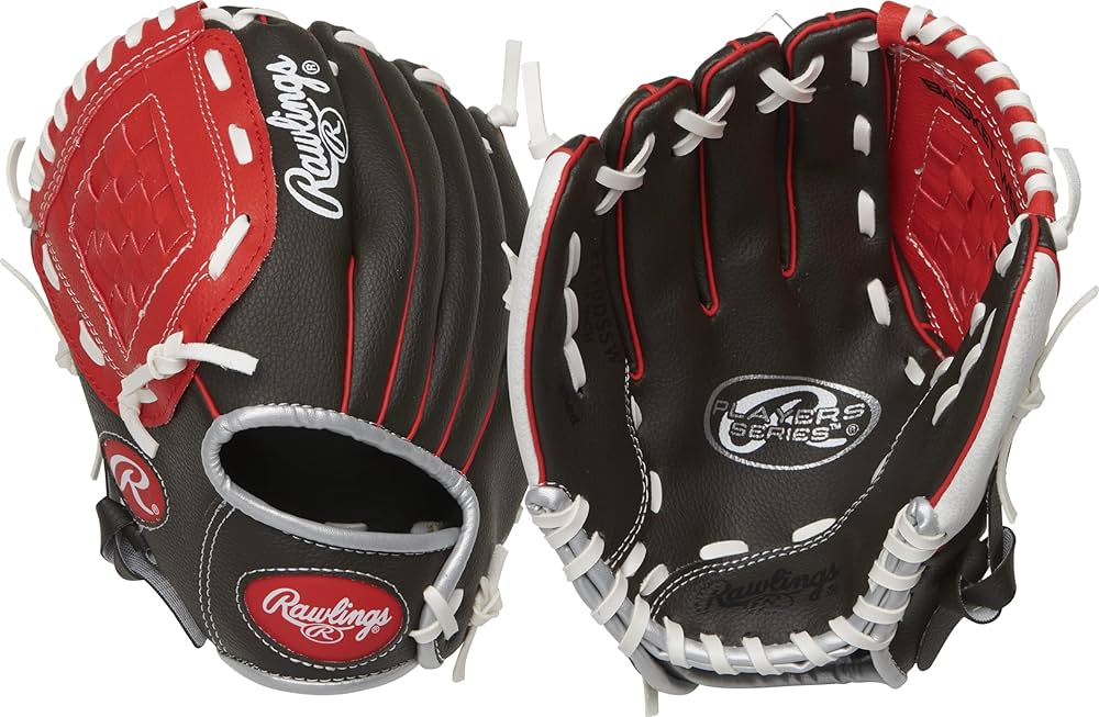 Rawlings Black, White & Red Tee Ball 10" Glove - RHT