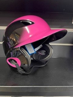 MVP Tee Ball Adjustable Gloss Black/Pink Batters Helmet