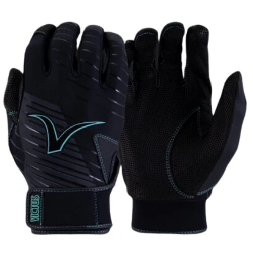 Victus Team Batting Gloves - Black/Mint - 2 Extra Large