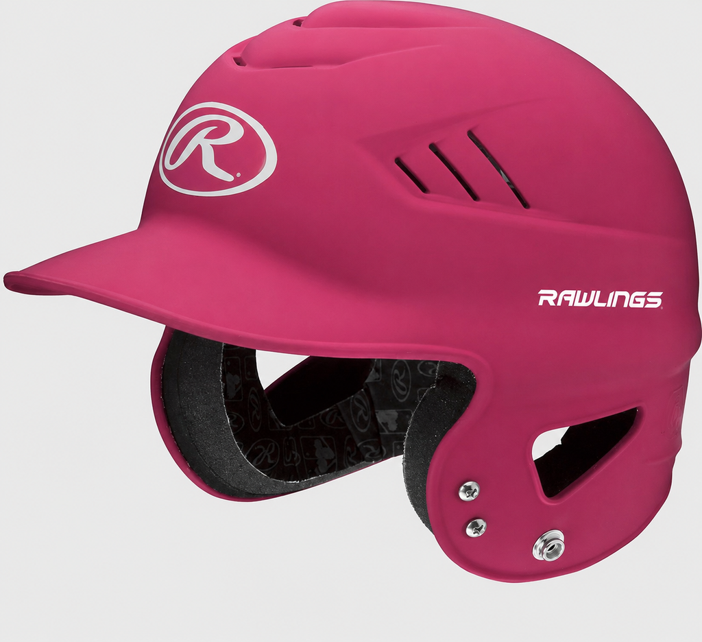 Rawlings Coolflo Batting Helmet - One Size Fits Most - Matte Pink