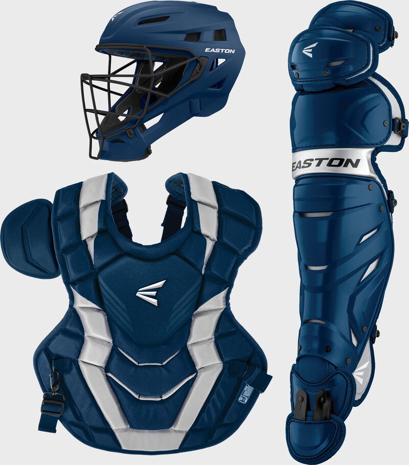 Easton Elite X Catcher Set - Adult - Navy