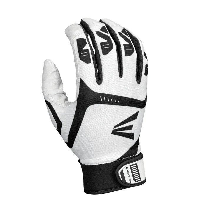 Easton Game Time Batting Gloves - Youth Large - White