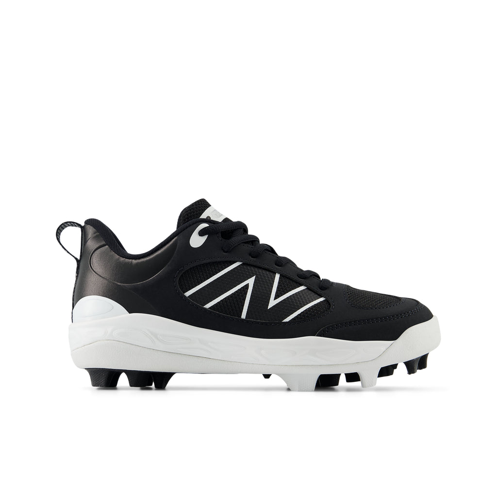 New Balance Youth J3000 V7 Moulded Cleats - Black - M Fit