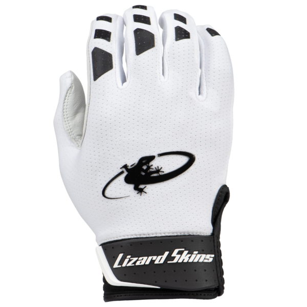 Lizard Skin Komodo V2 Batting Gloves - Diamond White - Youth Small
