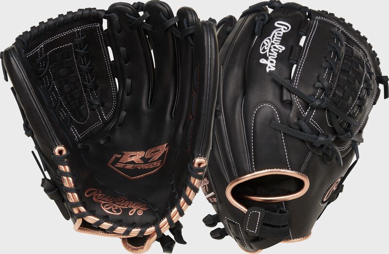 Rawlings R9 Softball 12.5" Glove - Black - RHT