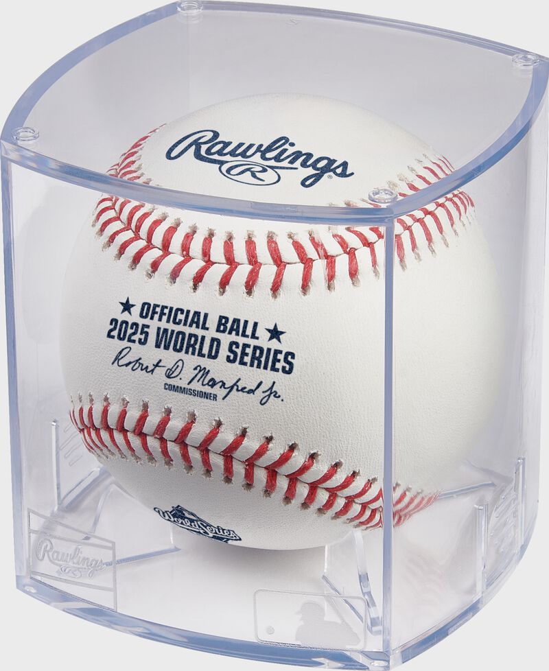 Rawlings 2025 MLB World Series Commemorative Baseball With Display Case