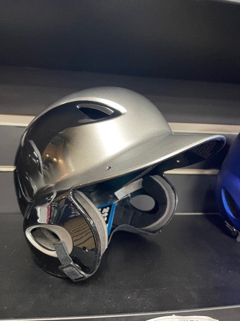 MVP Tee Ball Adjustable Gloss Black/Silver Batters Helmet