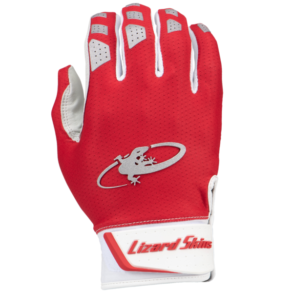 Lizard Skin Komodo V2 Batting Gloves - Red - Youth Small