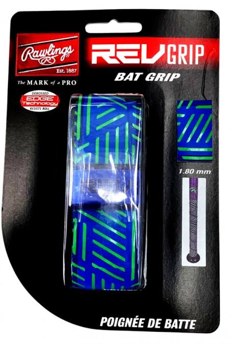 Rawlings RevGrip Bat Grip Blue/Green - 1.8mm