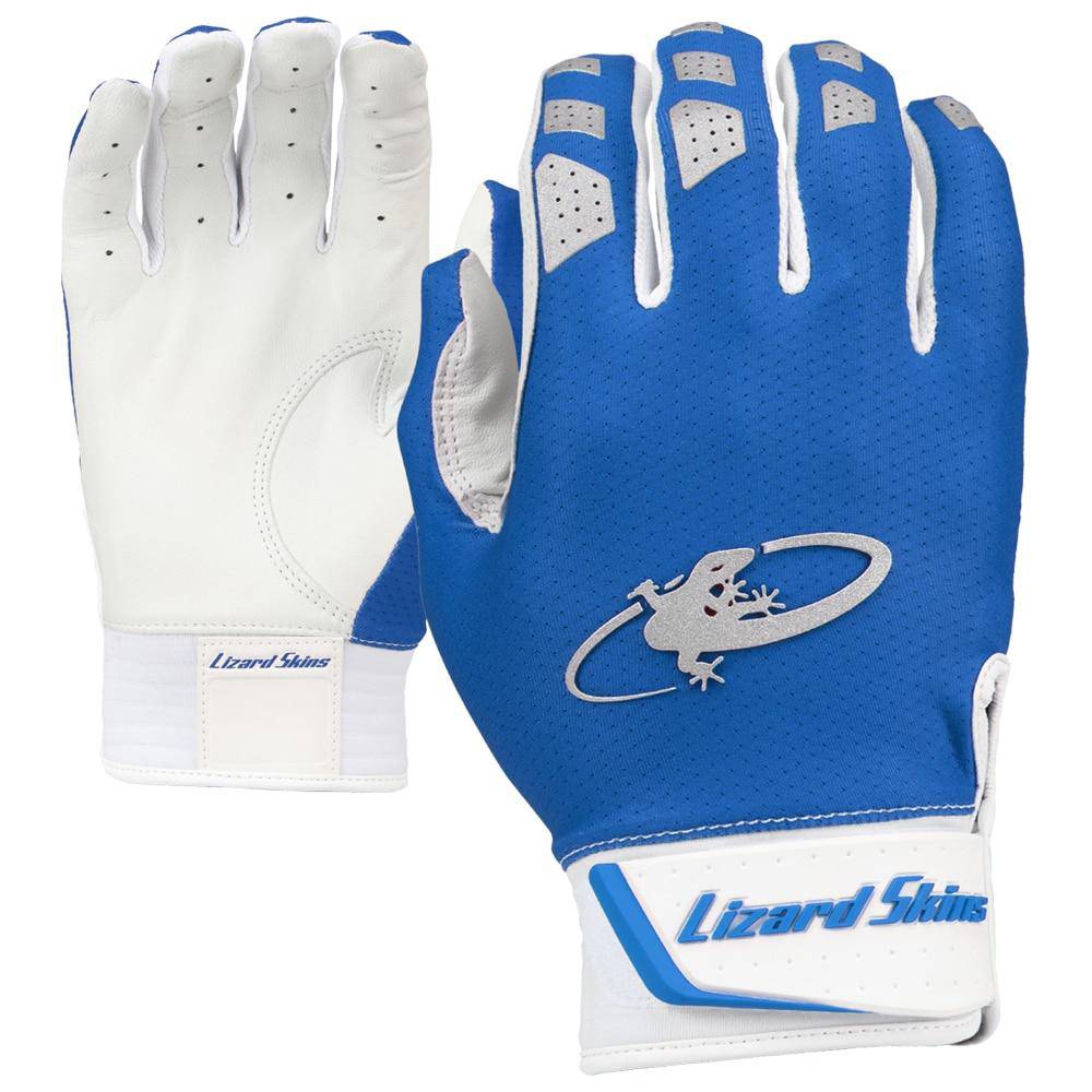 Lizard Skin Komodo V2 Batting Gloves - Royal Blue - Youth Small