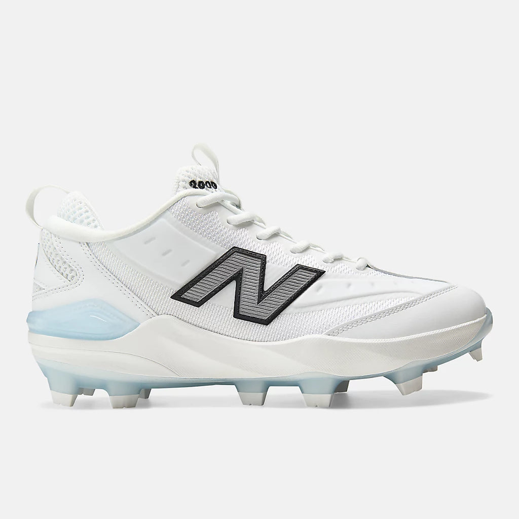 New Balance 3000v8 Moulded Cleats - White - 2E Fit