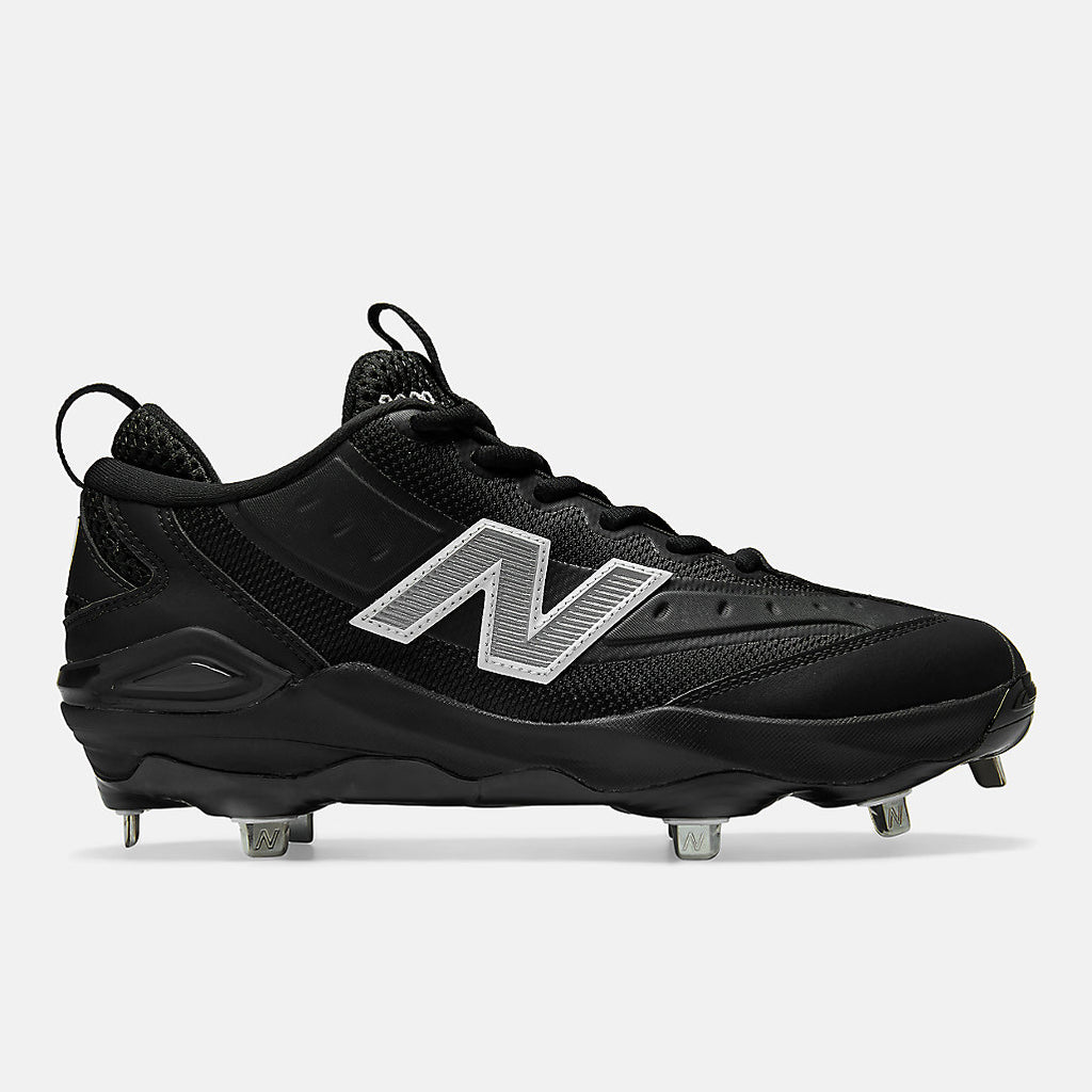New Balance 3000v8 Metal Cleats - Black - 2E Fit