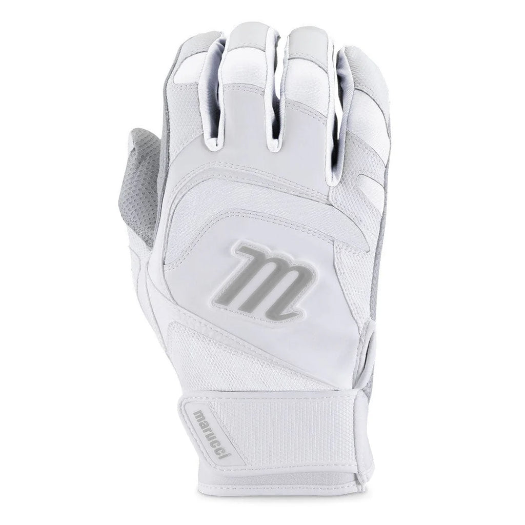Marucci Signature Batting Gloves - Extra Large - White