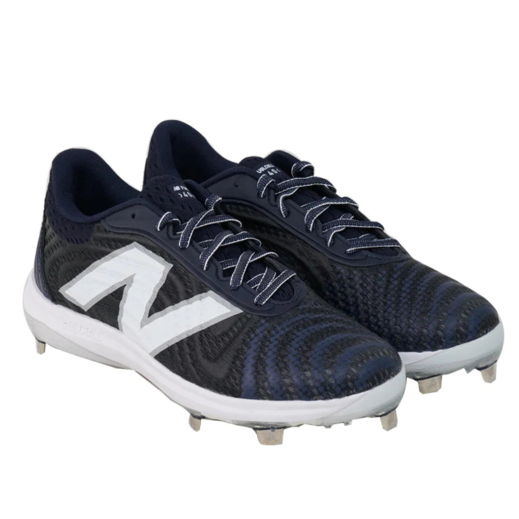 New Balance L4040 V7 Metal Cleats - Navy - EE Fit