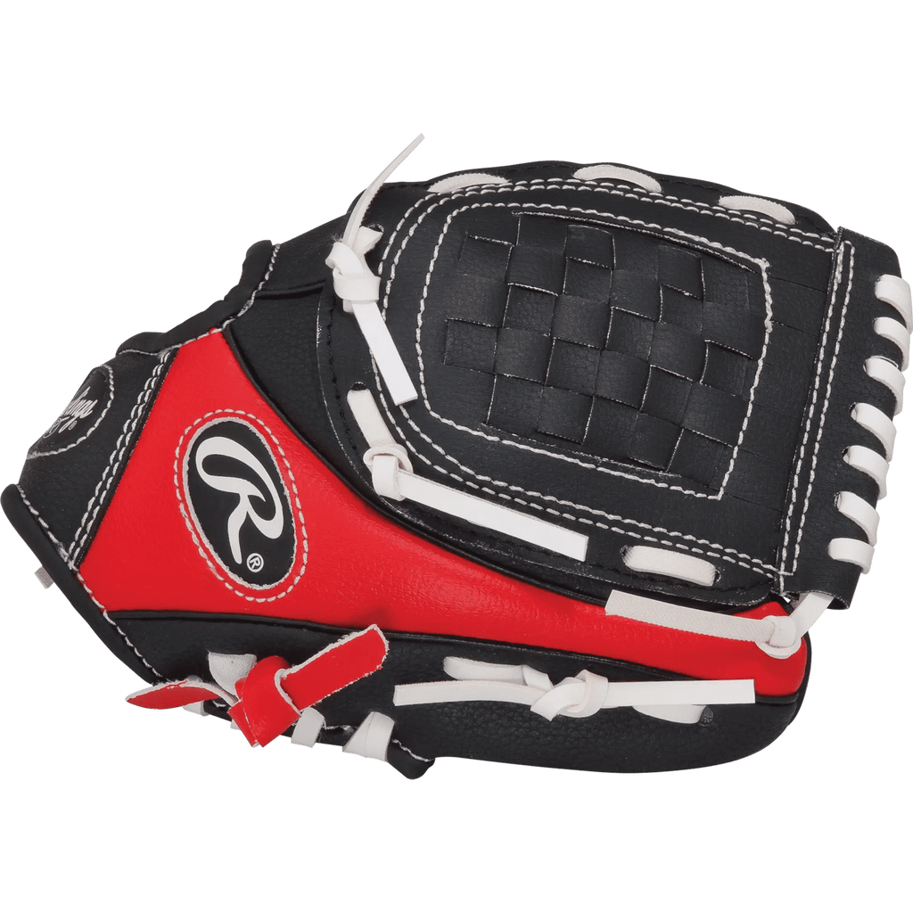 Rawlings Black & Red Tee Ball 9" Glove - RHT