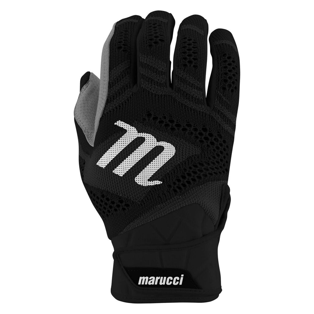 Marucci Breeze Knit Batting Gloves - Black - Large