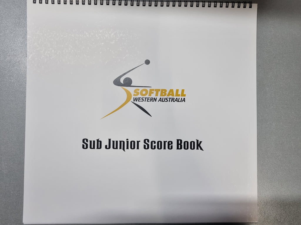 Softball WA Junior Scoring Book