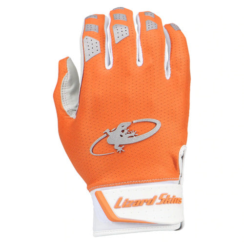 Lizard Skin Komodo V2 Batting Gloves - Orange - Youth Medium