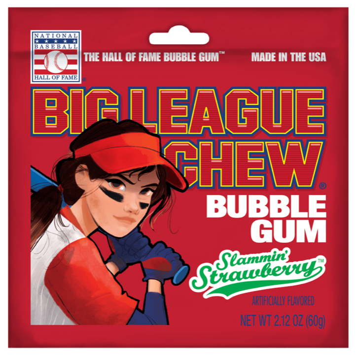 Slamming' Strawberry - Big League Chew