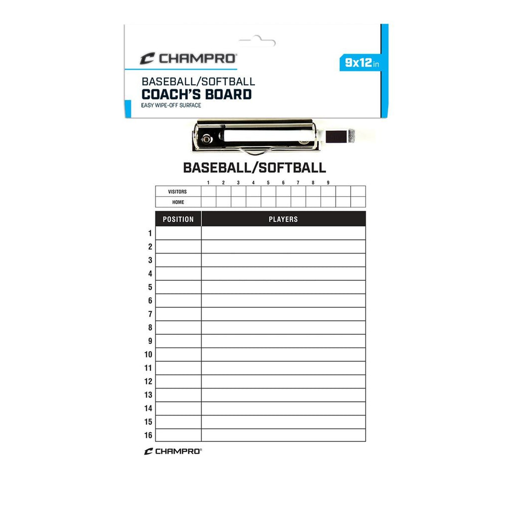 Champro Baseball & Softball Coaches Line Up Board