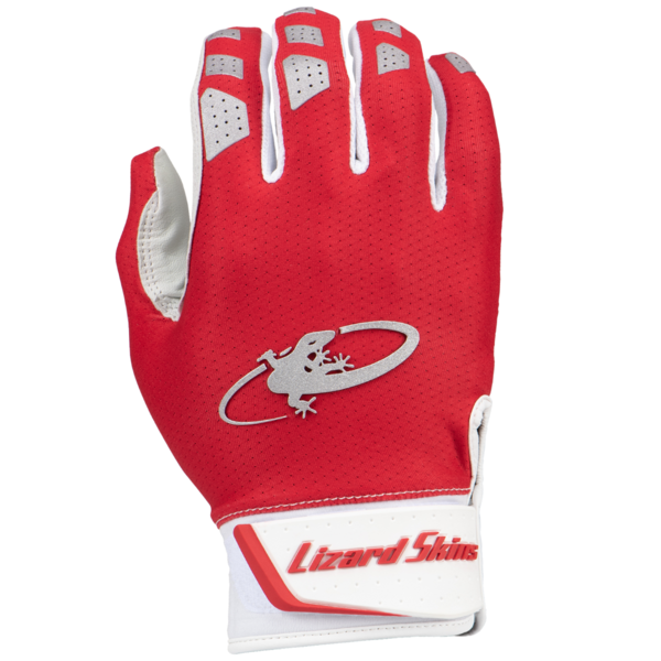 Lizard Skin Komodo V2 Batting Gloves - Red - Youth Large