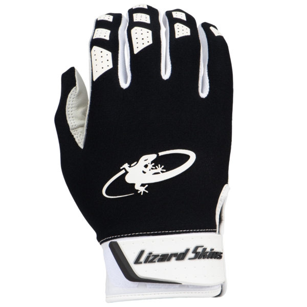 Lizard Skin Komodo V2 Batting Gloves - Jet Black - Large