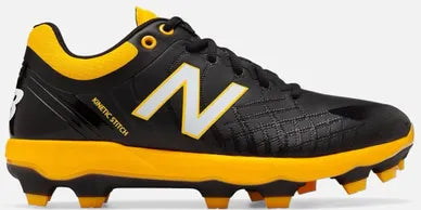 New balance black and yellow cleats sales
