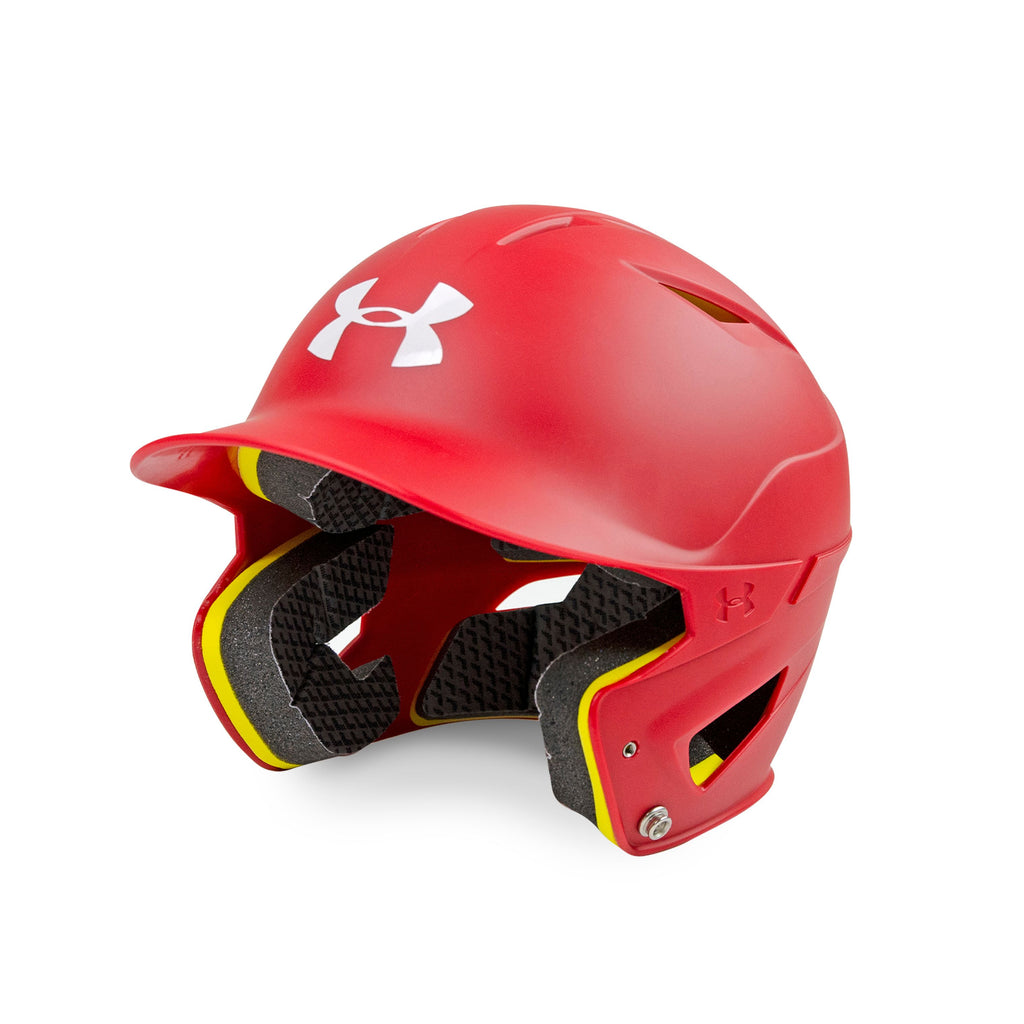 Under Armour Converge Adult MATTE Batters Helmet - Red