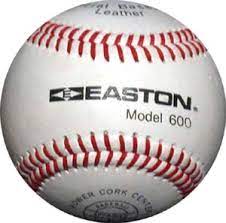 Easton 600 9" Leather Baseball