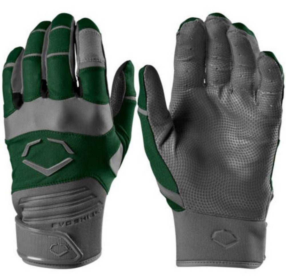 Evoshield Aggressor YOUTH Medium Batting Gloves - Green